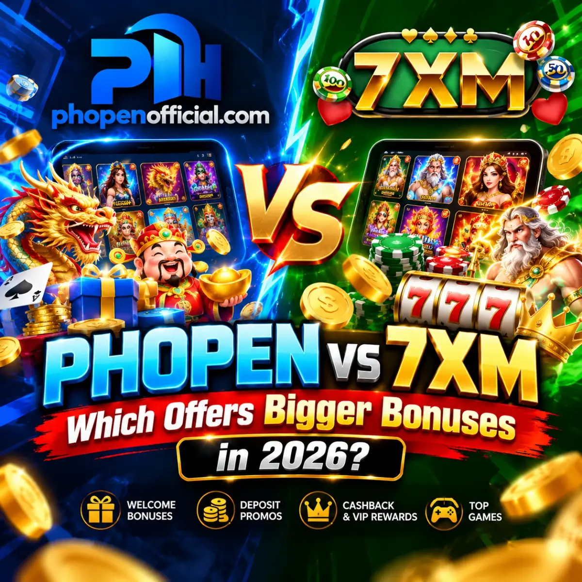 PHOPEN vs 7XM: Which Offers Bigger Bonuses in 2026?